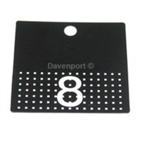 Push plate "8"