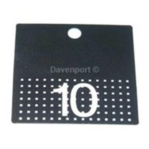 Push plate "10"