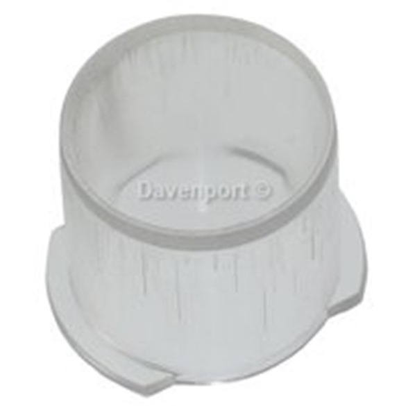 PUSH BUTTON, D16.3, WHITE, TRANSPARENT COVER