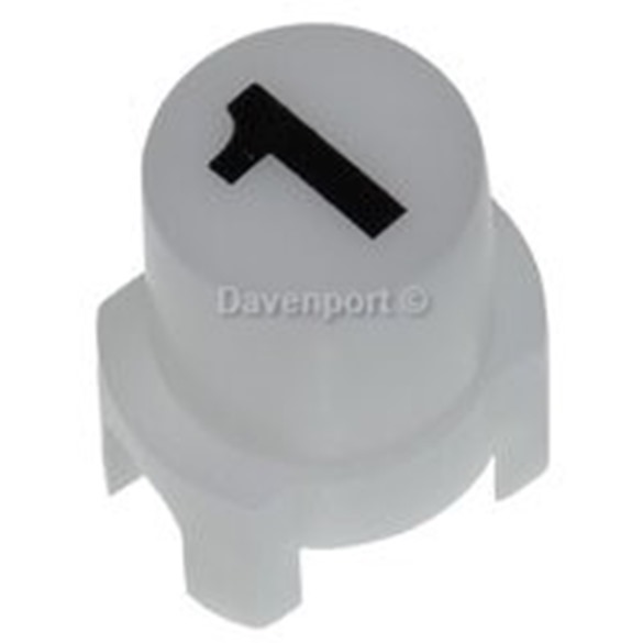 PUSH BUTTON, D16.3, WHITE, 1