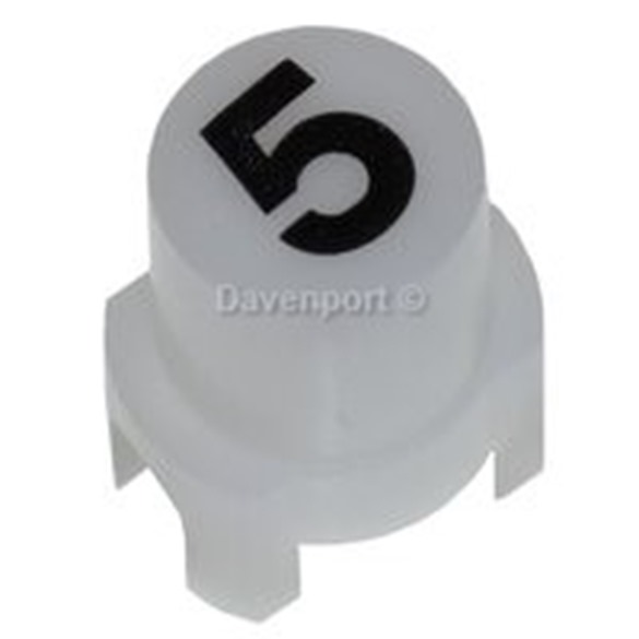 PUSH BUTTON, D16.3, WHITE, 5