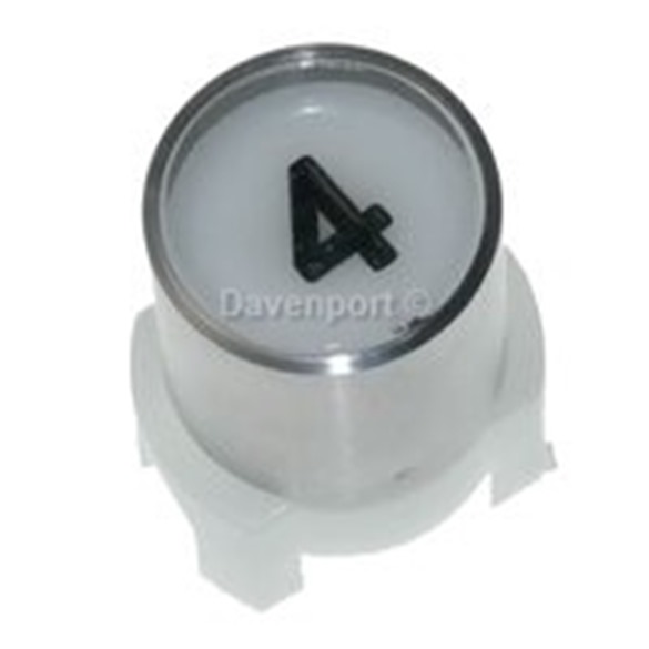 Pusch button, transparent cover, 4