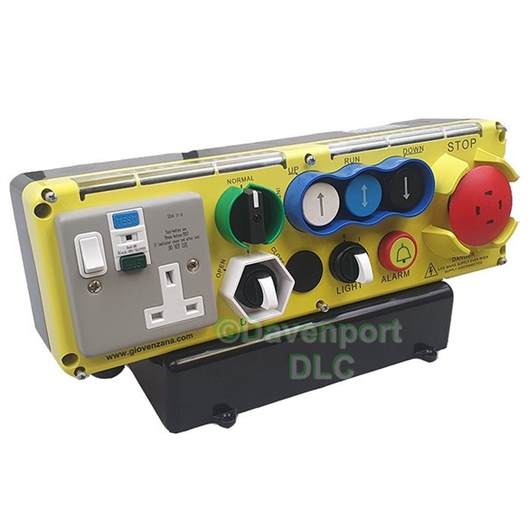 Car top control with emergency lighting