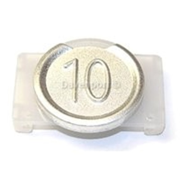 Button metal 10