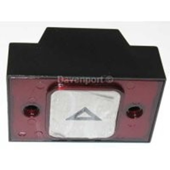 Push button 24V with 2 contacts square typ Halo illumination "Pfeil