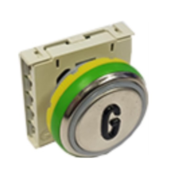 Push button G exit Floor red halo 2 contacts