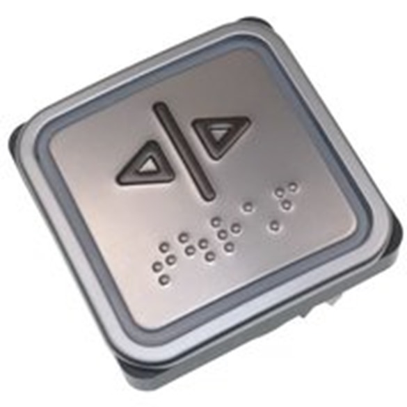 B50Q XL,Case P-Cr,VIII, 12-30V red,Plate V2A matt,Tact. a. Braille Door open