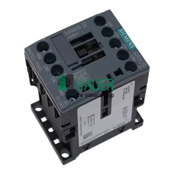 CONTACTOR 24V DC, 2NO+2NC, SCREW CONNECTION