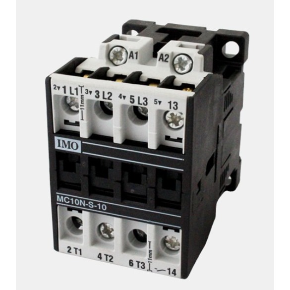Contactor 3 pole open 4kw 10a AC3