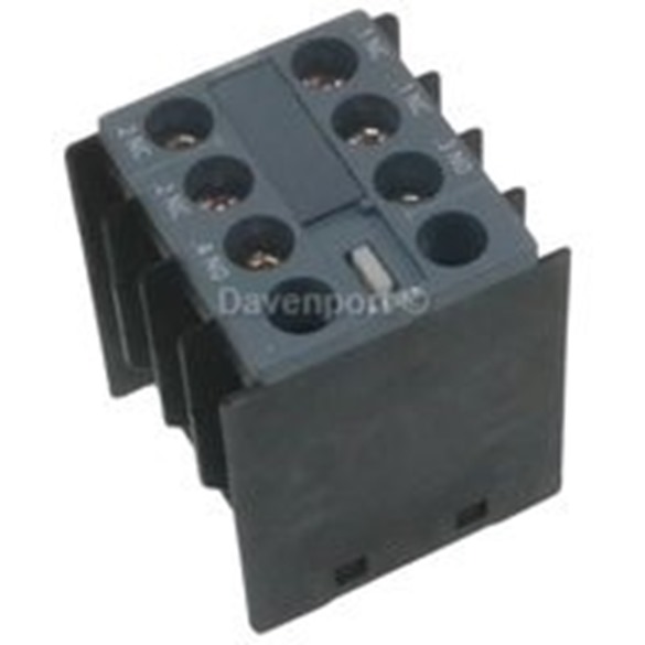 Auxiliary swich block, front, 1NC+2NO, for contactor 3RT2, srew connection