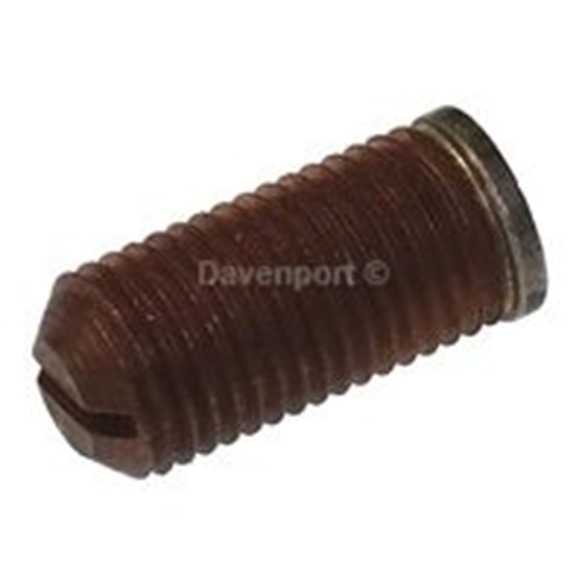 Copper contact with thread, silver plate D9.5
