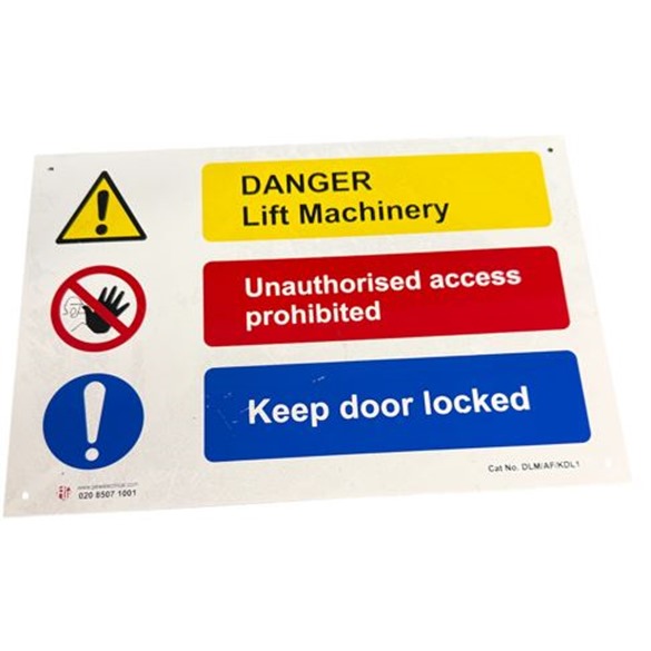 Motor Room Sign