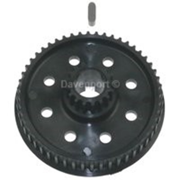 Basic reduction pulley wheel with key slot