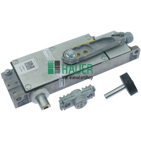 DOOR LOCK DLF1-W-L-X30-CHR(U).20, LEFT VERSION, W. FOULT LOCKING DEVICE