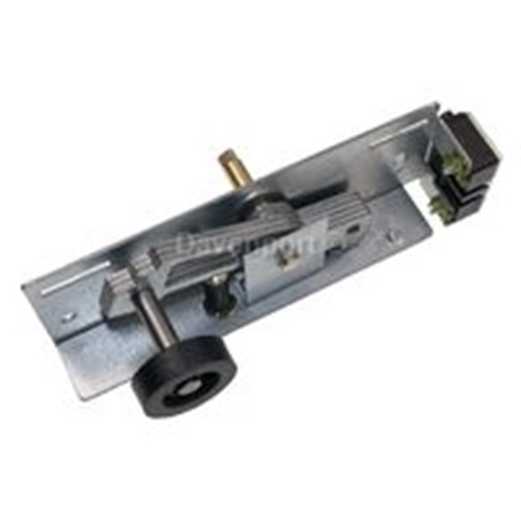 Lock compl. for vertical 2 panel sliding door, left