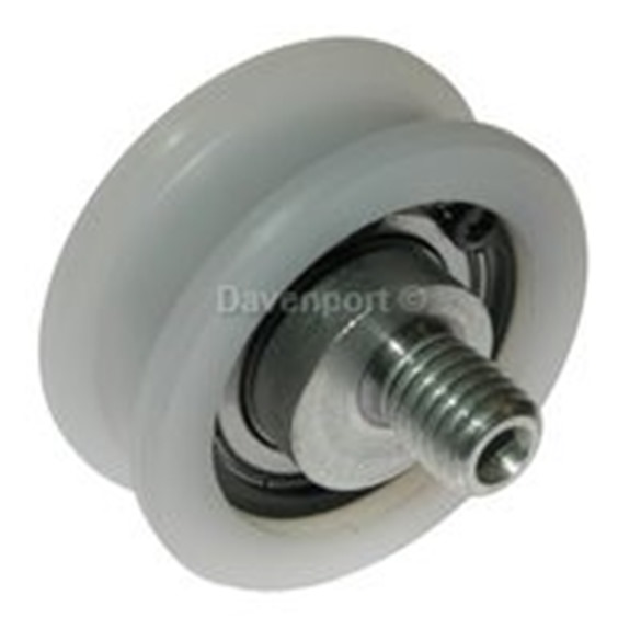 Lower roller with rectangular groove,