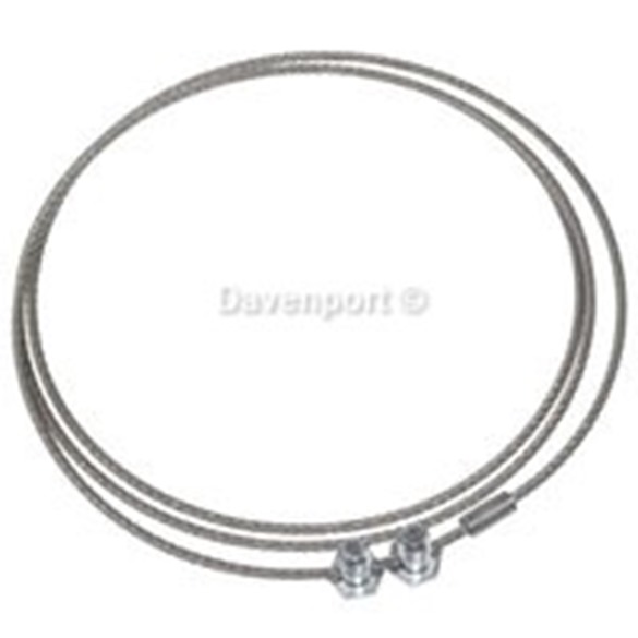Door rope-4 panels-central opening, TB=1200