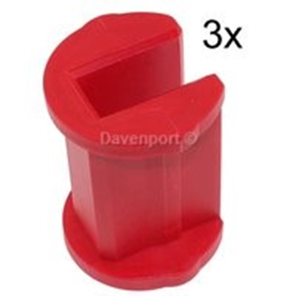 Guide shoe insert, guide 16 mm