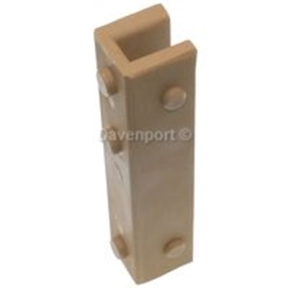 Guide shoe insert TPU BASF, for rail 12mm