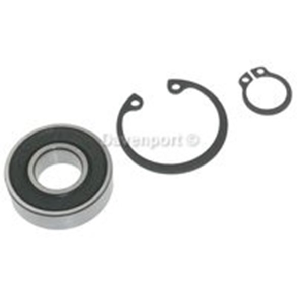 Deep-groov ball-bearing with secur. ring QKS9
